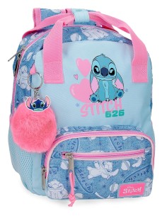 MOCHILA ADAP. 28CM. STITCH HEARTS